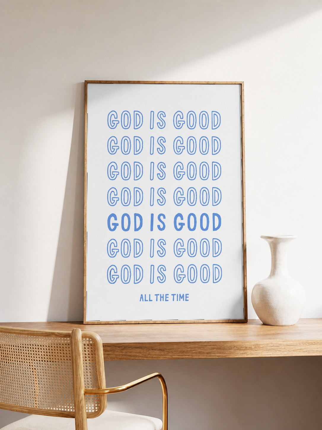 God is Good Blue