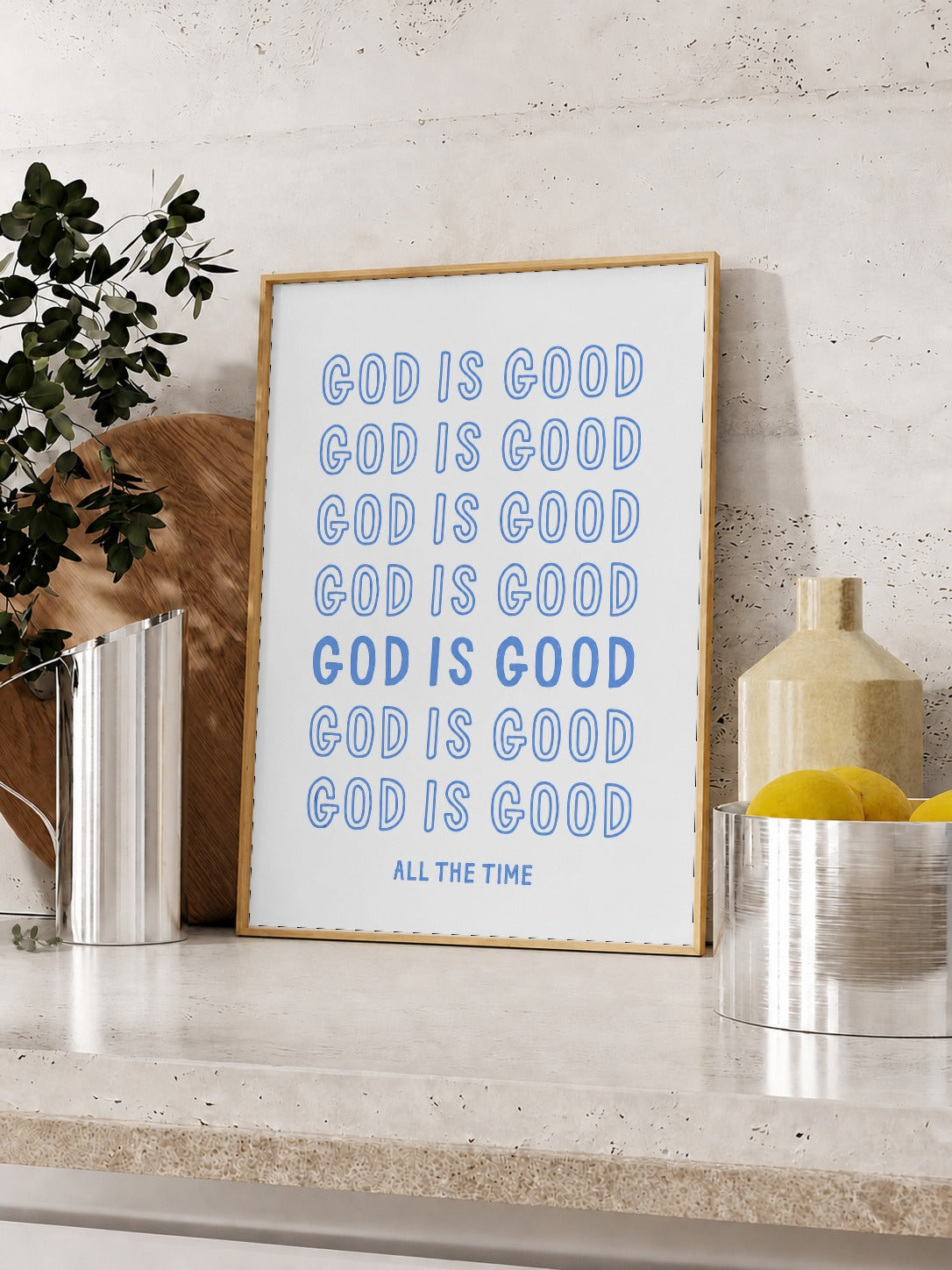 God is Good Blue