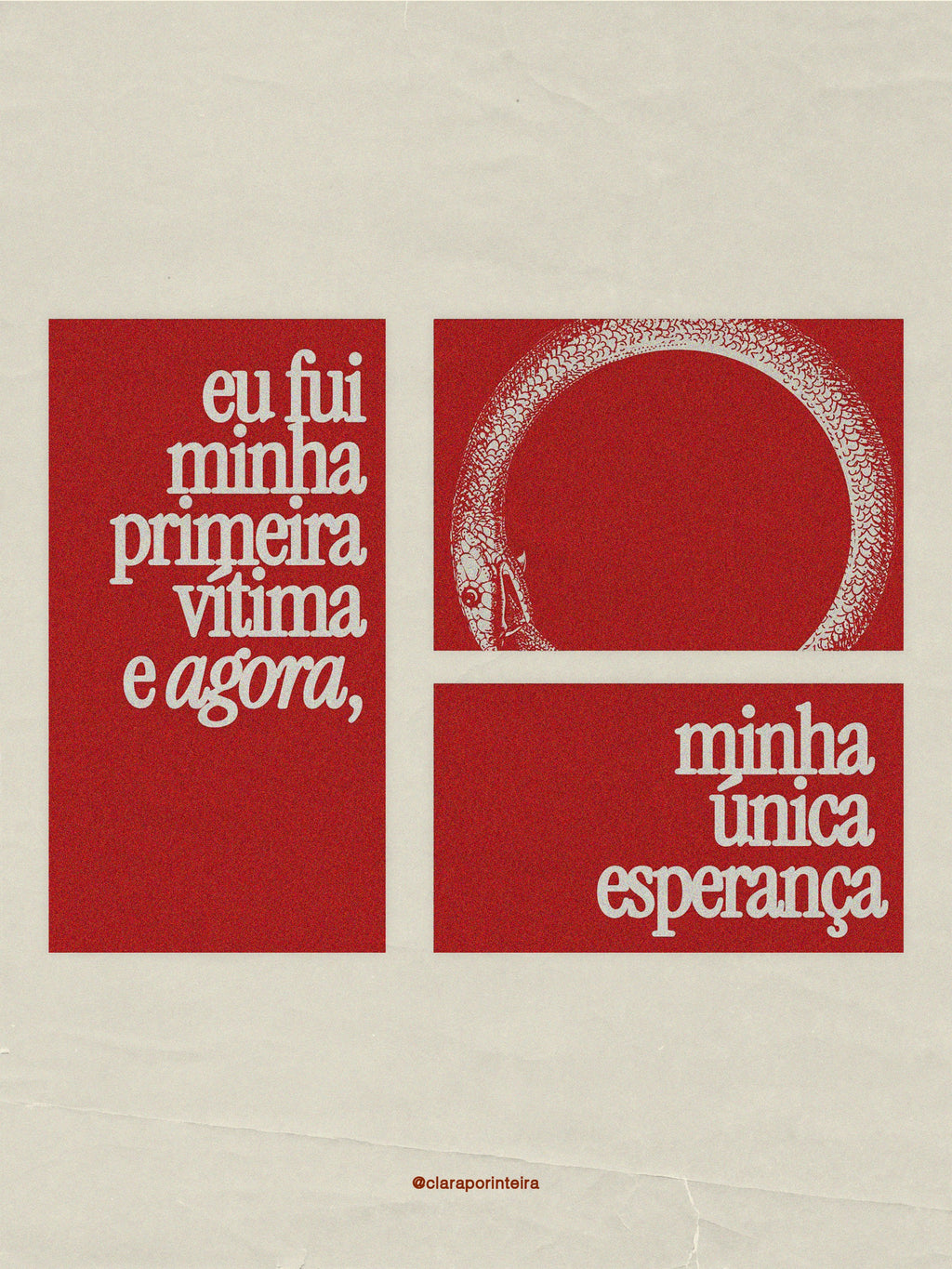 Quadro Primeira Vítima, arte de Clara (@claraporinteira), colecao iPaper x Claraporinteira