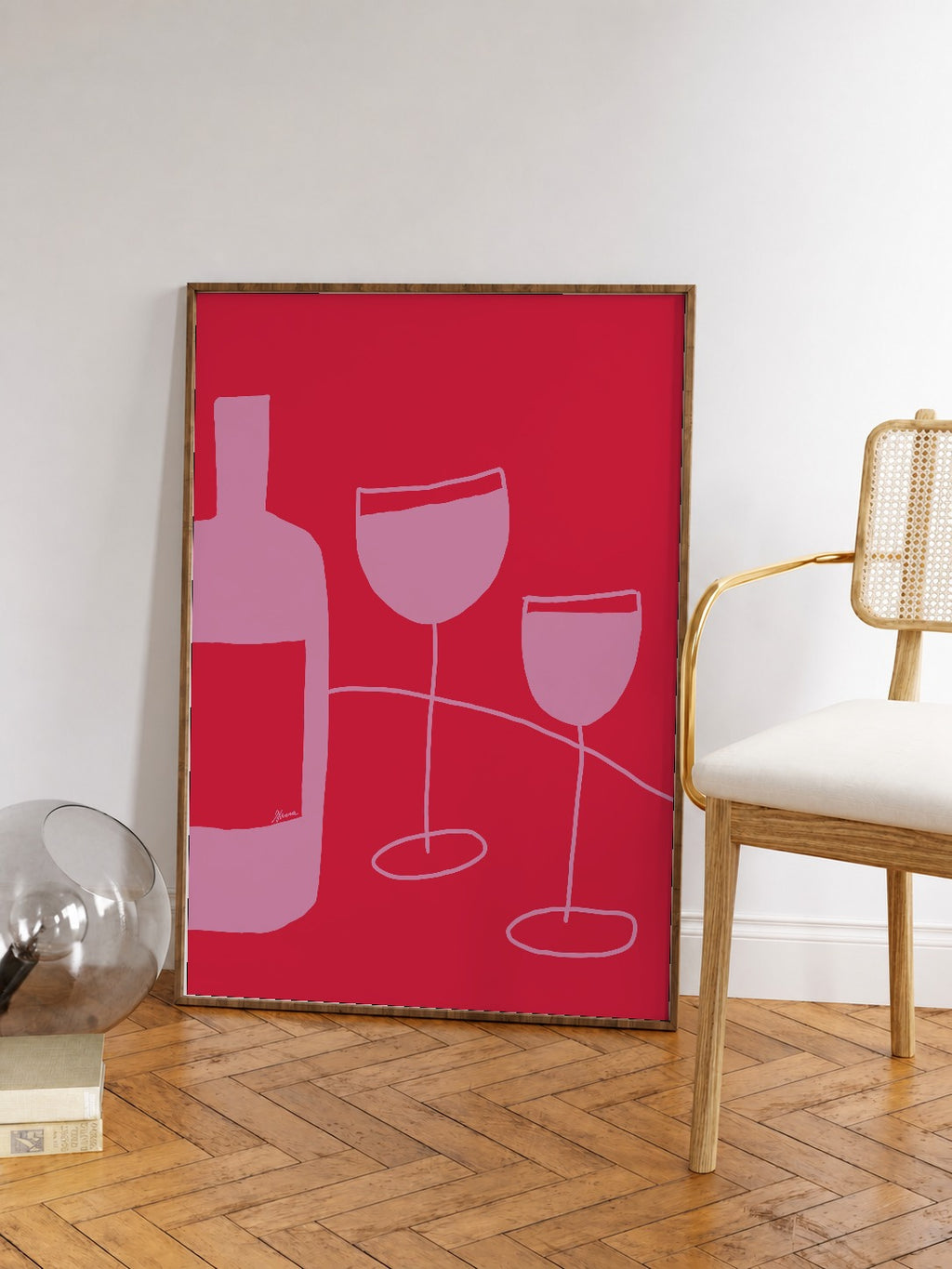 Wine Pink and Red