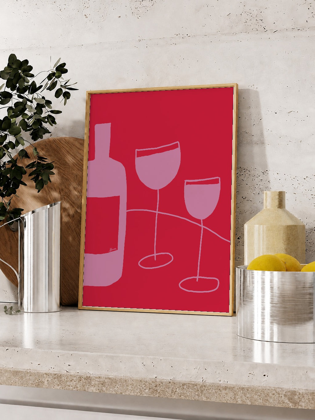 Wine Pink and Red