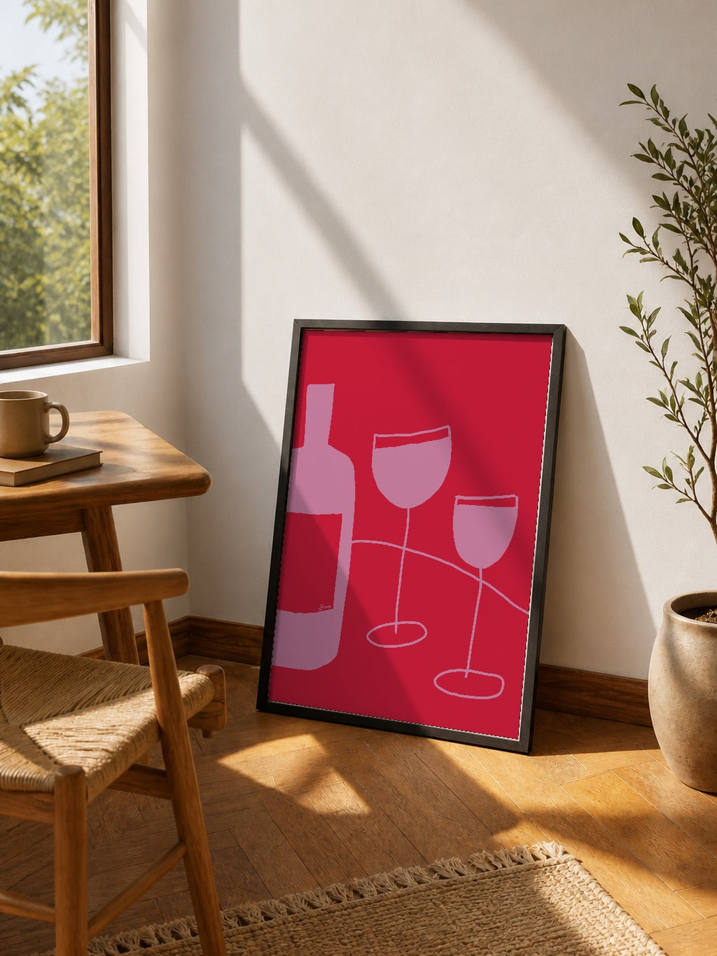 Wine Pink and Red